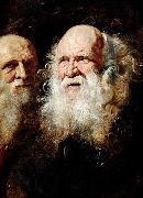 Study Heads of an Old Man Peter Paul Rubens